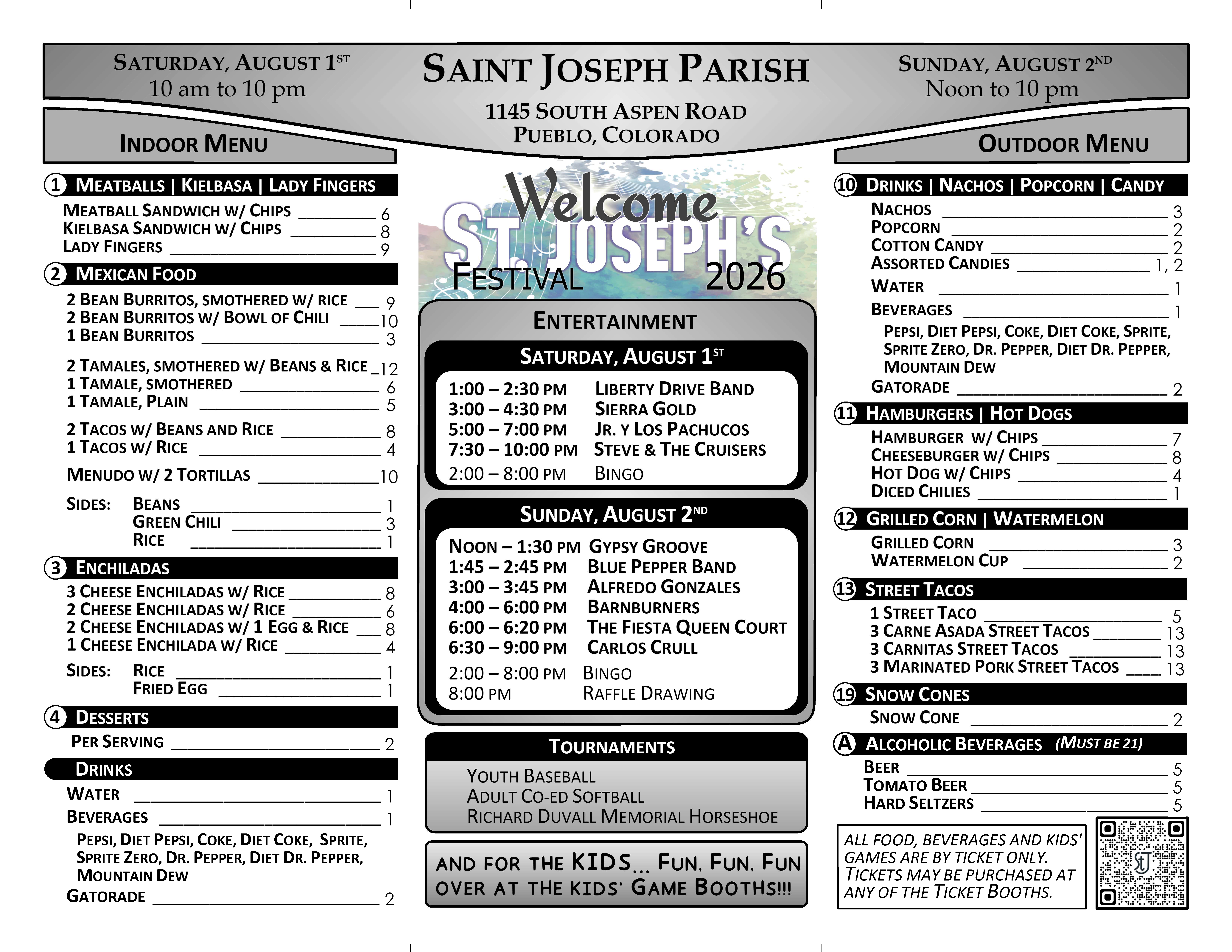 stjoes festival 2026