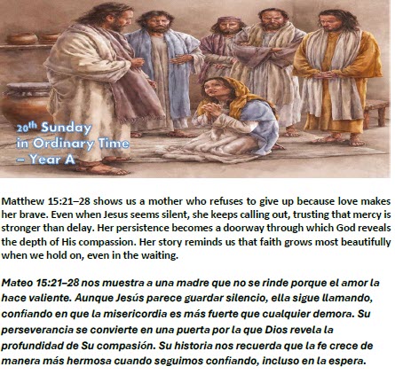 sj 20th sunday OT